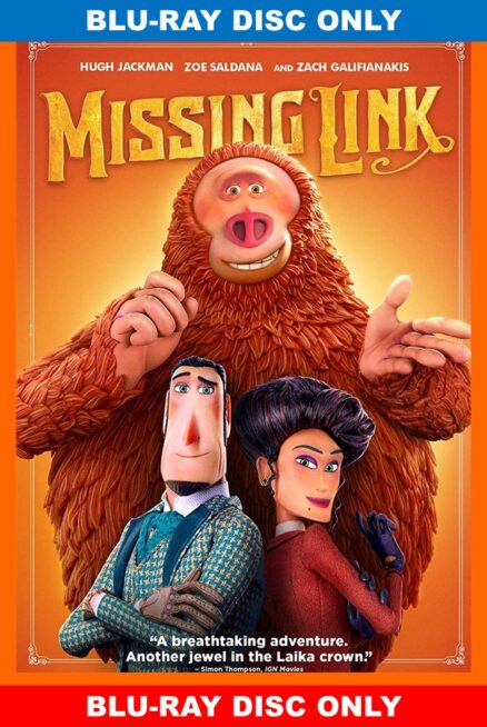 Missing Link - (Used) Blu-ray Single Disc (No DVD No Movie Code)