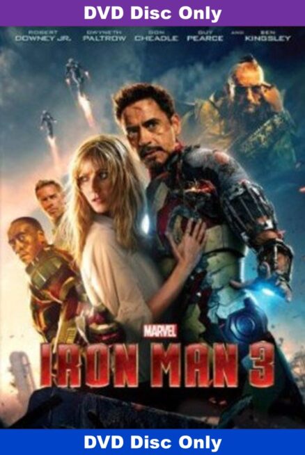 Iron Man 3 - (Used) DVD Single Disc (No Movie Code)
