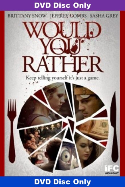 Would You Rather - (Used) DVD Single Disc (No Movie Code)